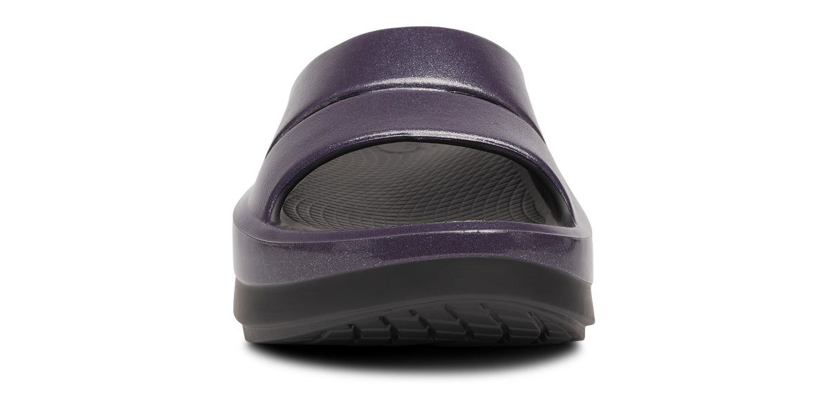 Women's OOmega OOahh Stacked Sandal - Amethyst Sparkle - Image 6
